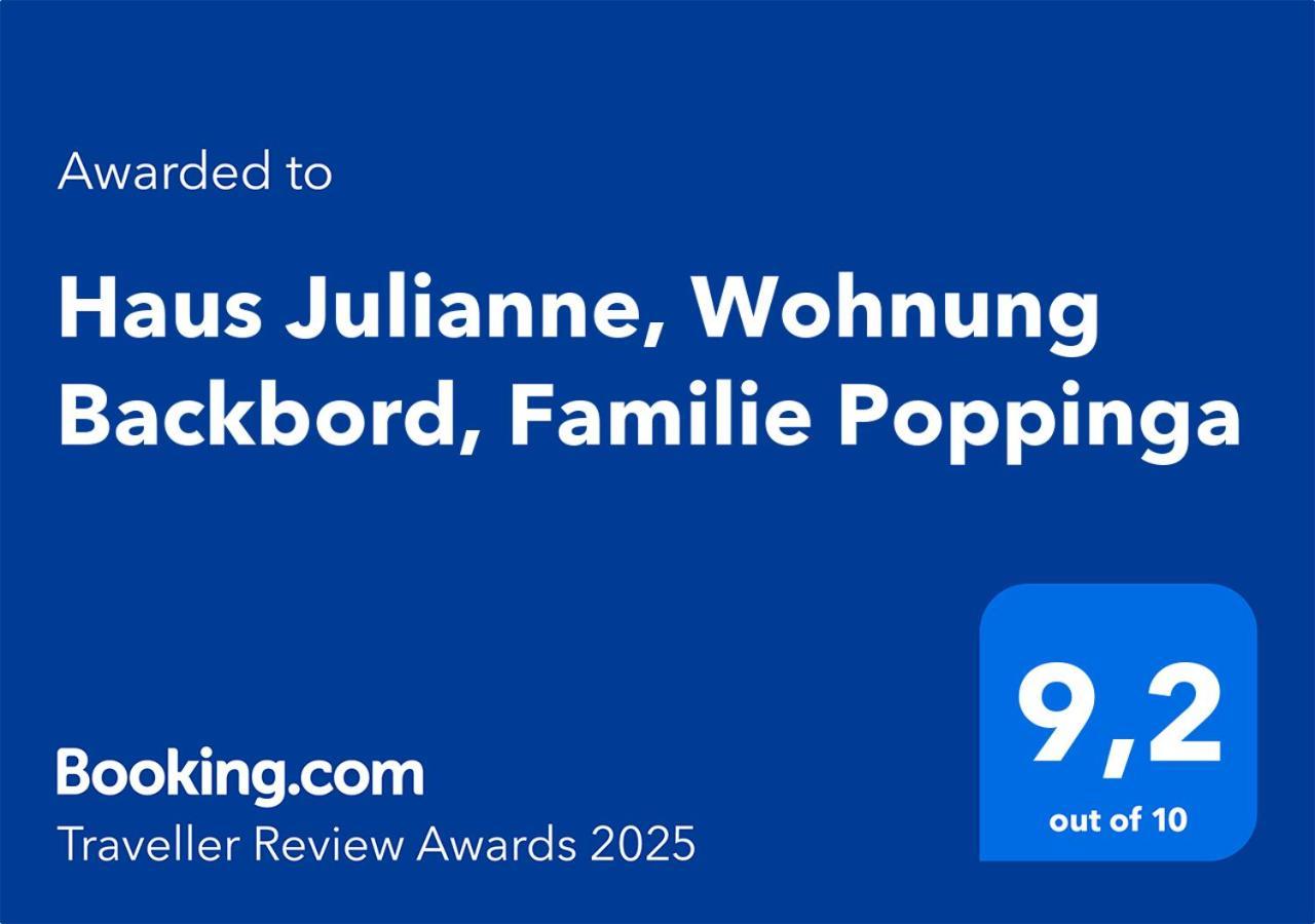 Haus Julianne, Wohnung Backbord, Familie Poppinga Norderney Exteriör bild